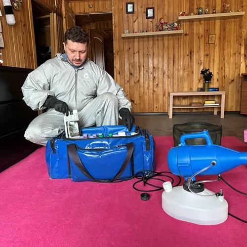 ФОТО Дератизация в районе станции метро Солнцево