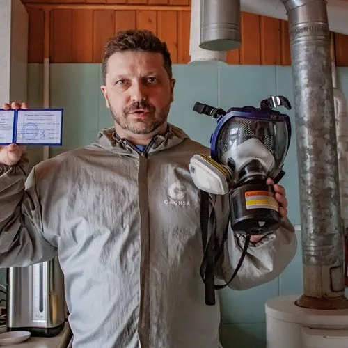 ФОТО Удаление плесени в районе станции метро Солнцево